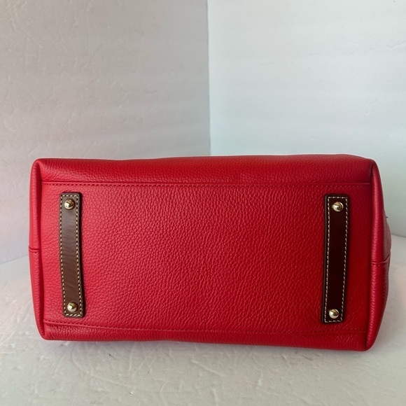 Dooney & Bourke NWT Red Pebble Leather Large Tote - Picture 9 of 13